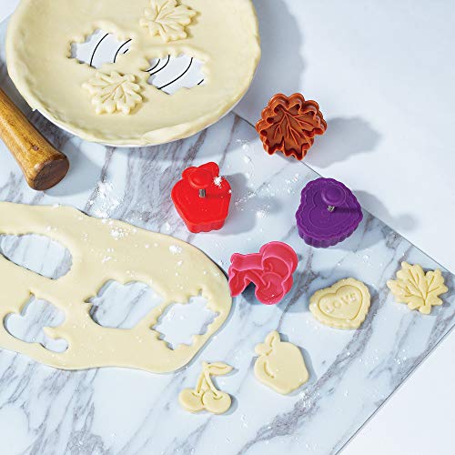 Fox Run Lovers Pie Cutter Set, Set of 4, Multicolor - style: Lovers Pie Cutters