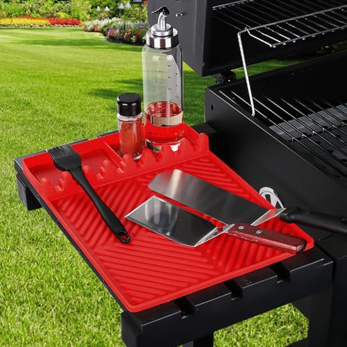 Find law Silicone Tools Mat for Griddle & Kitchen Countertop - color: Red