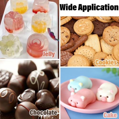 Airssory 2 Pcs Lovely Pig Shape Silicone Moulds Animals Theme Baking Molds for Chocolate Candy Fondant Dessert Cake Handmade Soap Resin Clay - color: Shape Silicone Moulds - 2 Pcs