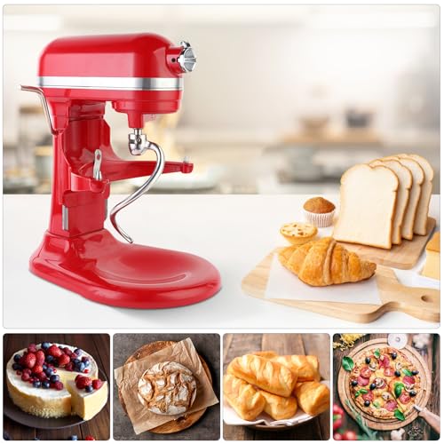 Stainless Steel Spiral Dough Hook for KitchenAid 5 Plus-6QT Mixer - size: Dough Hook