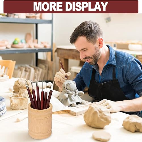 LINPHCEY 6-Piece Clay Sculpting Tools Set Perfect for Polymer Air Dry Modeling Clay Beginners & Professionals Ideal for DIY Pottery & Ceramics Tools for Clay Sculpting & Crafting - color: 6PCS-SET