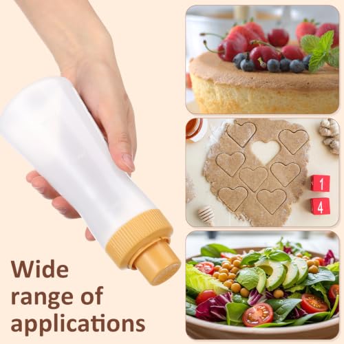 Havawish 1 Pcs Cake Moistening Bottle 12oz/350ml Squeeze Bottle, Yellow - color: Yellow