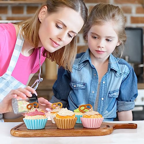Caperci Heavy Duty Blue Cupcake Liners Standard Muffin Baking Cups 150pcs - color: Light Blue