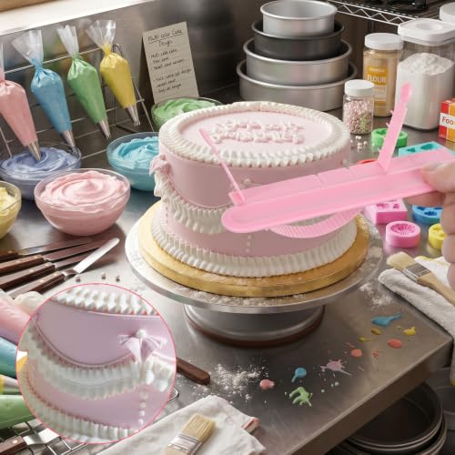 2 Pcs Cake Arch Guide Tool, Adjustable Fondant Cake Arc Ruler