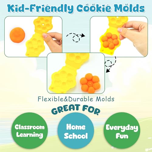 Dough Tools Play for Kids,33 PCS Dough Tool Set Includes Rolling Pins,Safety Scissors,Extruder,Kitchen Creative Tools and Molds - style: 33pcs