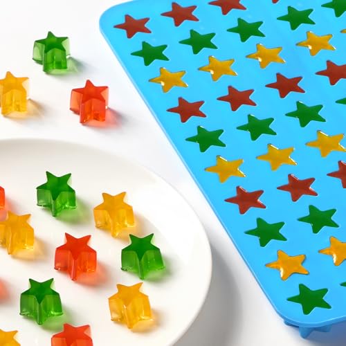 JOERSH Star Candy Molds, 240 Cavities, 4Pcs - style: Star