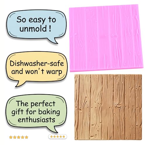 Tree Bark Texture Fondant Silicone Molds