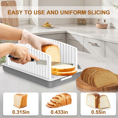 Kiss Core Adjustable Width and Thickness Bread Slicer for Homemade Bread - style: Adjustable Bread Slicer