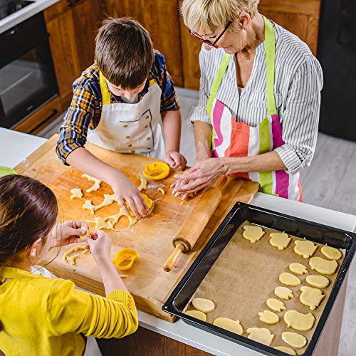Hiware 200 PCS Parchment Paper Baking Sheets 9x13 IN, Precut Non-Stick Parchment Paper for Baking, Cooking, Grilling, Frying and Steaming - Unbleached, Fit for Quarter Sheet Pans - size: 9 x 13 inches