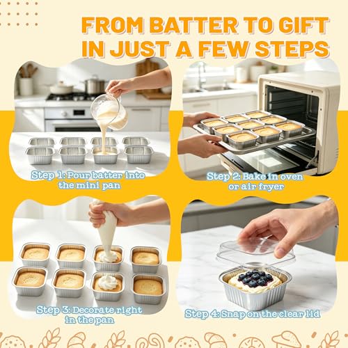 Halloween Baking Pan, White 50 Pack for Bake Sales - color: White, size: 10 oz