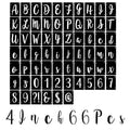 66 Pcs Letter Stencils ReusableTemplates Symbol Numbers Interlocking Stencil Kit Plastic Number Stencils for Wood,Wall,Paper,Fabric,Glass,Signage,DIY Art Projects(4 Inch) - style: 4 Inch Stencil