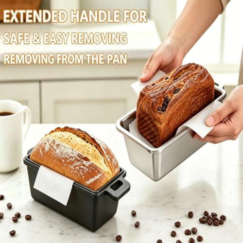 Parchment Paper 9x5 Inch Loaf Pan Liners for Bread Baking, 50 Pack - color: White