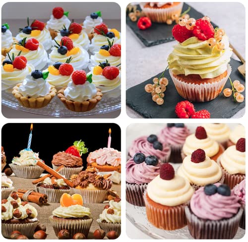 Piping Bags and Tips Set for Beginners Cake Decorating Tips for Baking with Pastry Bags and Tips, Icing Tips, Couplers, Icing Bags Ties