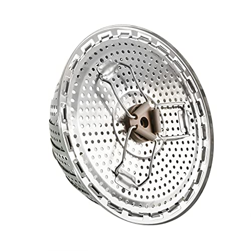Oster Sangerfield Stainless Steel Expandable Steamer Insert 7 to 10.5 Inches – Adjustable Kitchen Cookware Accessory for Steaming - size: 1.1 Quarts