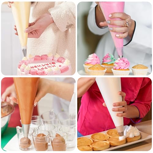 LotFancy 24 Inch Extra Large Piping Bags Disposable, 100pcs Icing Bags - size: 24 inch (Pack of 100)