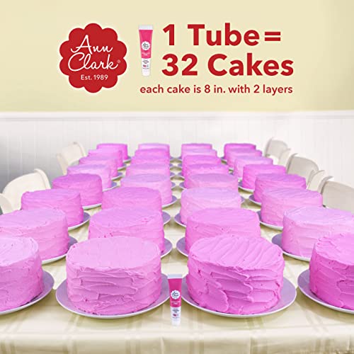 Ann Clark Fuchsia Food Coloring Gel .70 oz. (20g) Made in USA - color: Vivid Fuchsia