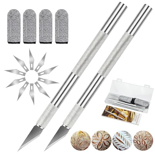 2 Pcs Bread Lame Sourdough Scoring Tool for Bread Baking Bread Scorer Dough Scoring Tool for Homemade Sourdough Bread Scoring Tool Set with 10 Replacement Blades & 1 Storage Case