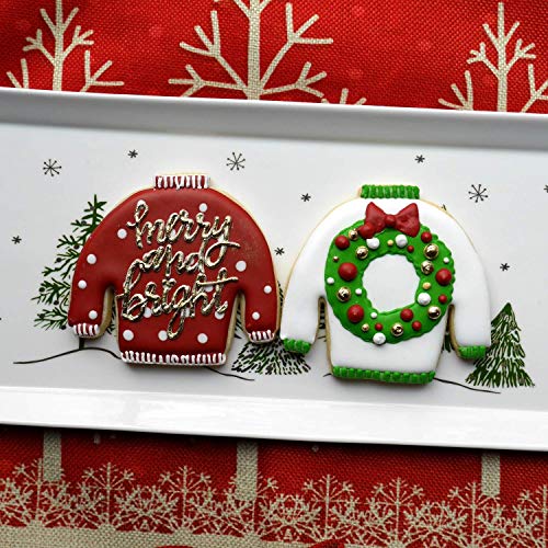 Christmas Sweater Cookie Cutter, Stainless Steel, Dishwasher Safe (Christmas Sweater) - color: Christmas Sweater, size: 1