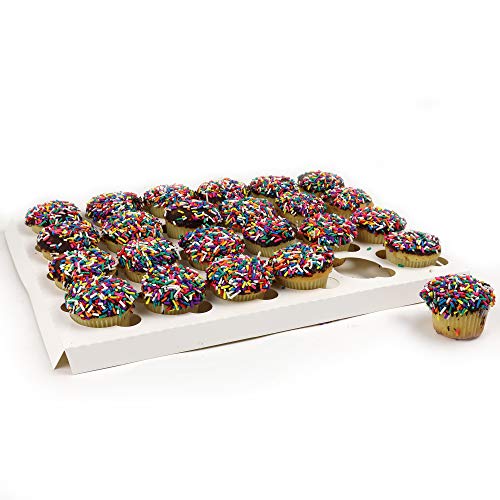 Mini Cupcake Insert for 14x10 Cake Box, 100 Pack