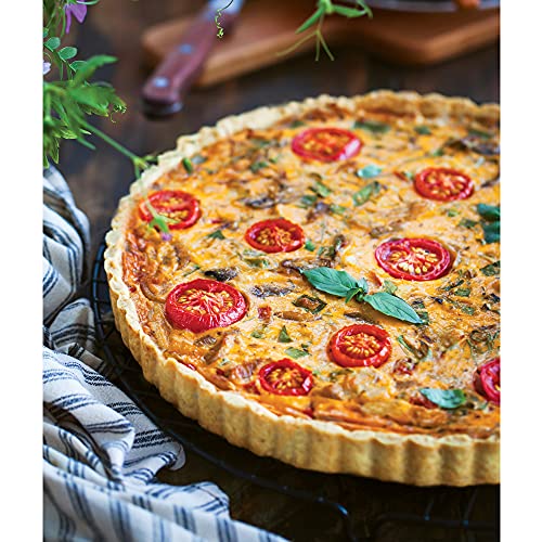 Mrs. Anderson's Baking Quiche Pan, Removable Base, Non-Stick Carbon Steel, 11-inch - size: 11-Inch, Round