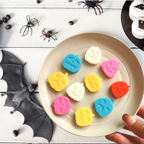Pumpkin Candy Chocolate Silicone Molds - color: orange pumpkin