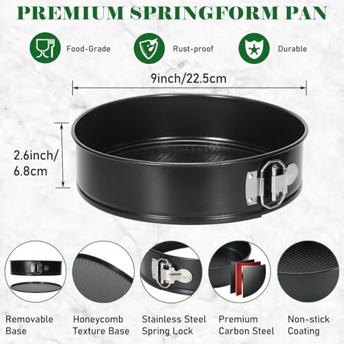 9 Inch Springform Pan 50Pcs Parchment Paper Cheesecake Nonstick Baking Mold - size: 9" Cake Pan
