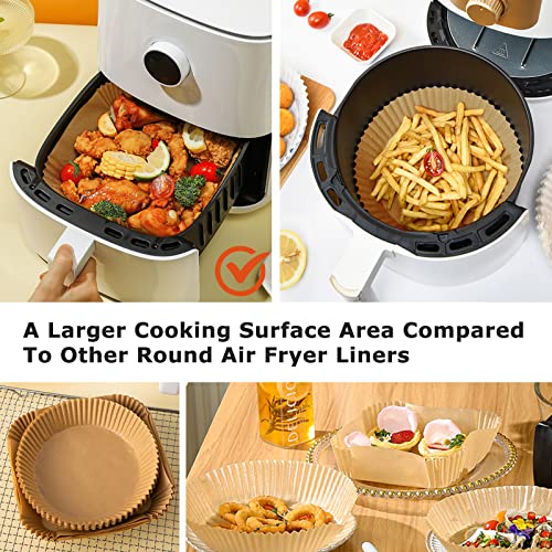 Palksky 100Pcs Air Fryer Baking Paper Square - Air Fryer Baking Liners, Baking Paper for Air Fryer Water-proof, Oil-proof, Non-stick, Parchment Baking Paper for Baking Roasting Microwave (9 Inch) - color: 100PCS-9inch