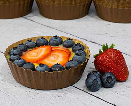 Coated Paper Baking Cups - 5.7 oz Quick Release (70)