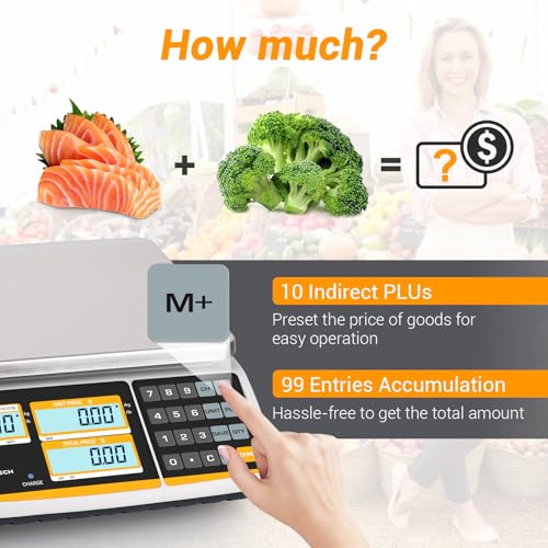 NTEP Certified Scale Price Computing, 60lb Capacity, COC #21-001 - style: NTEP Approved-BTP