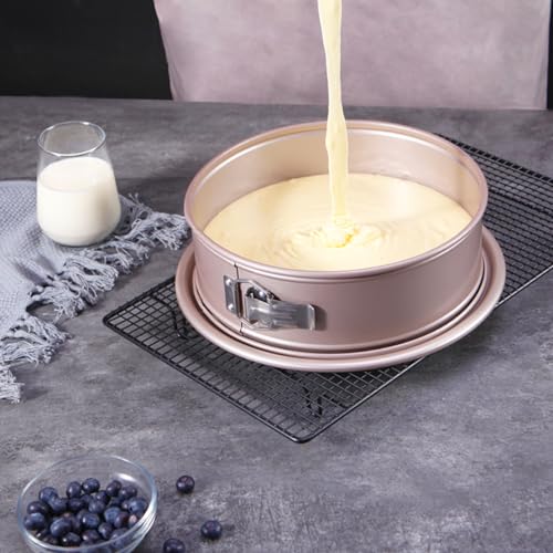 CHEFMADE 10 Inch Springform Cheesecake Pan with Removable Bottom - size: 10" Springform