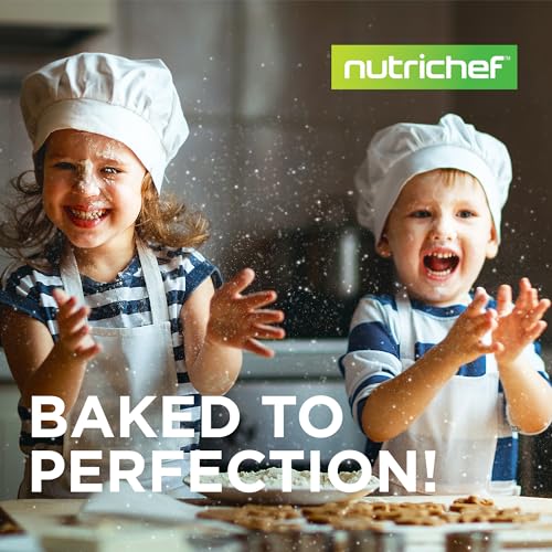 NutriChef 3-Piece Cookie Sheets for Baking, Non-Stick Baking Pans Set with Silicone Handles, Stackable Oven Trays in Small, Medium & Large Sizes for Professional and Everyday Use, 2026 Edition - size: 3-Piece Set 2026 Edition