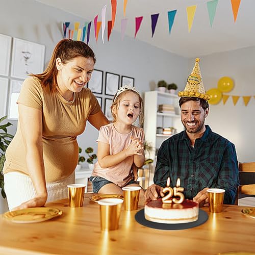 12 PCS 12 Inch Cake Drums, 1/2 Inch Thick Round Cake Boards, Black, Professional Quality Cardboards, for Weddings, Birthdays - color: Black, size: 12 Inch
