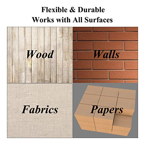 Alphabet Letter Stencils for Painting - 16 Pack Letter Number Stencil Templates for Wood, Cakes, Cookies and Crafts, Reusable Plastic Stencils for Chalkboard Wood Signs & Cakes Cookies Decorating - style: Classic