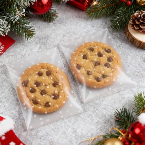 Morepack 4x6 Inch Cookie Bags Self Sealing Cellophane Bags 200 Pcs - size: 4x6 Inch (Pack of 200)