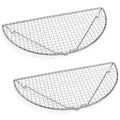 2pcs Half Round Cooling Rack, 7.9" X 3.94" Small Mini Cooking Racks
