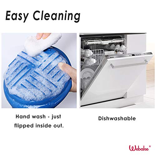 Webake Silicone Air Fryer Basket for Baking - size: 8 Inch