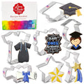 Ann Clark Graduation Cookie Cutters Set of 7, Made in USA