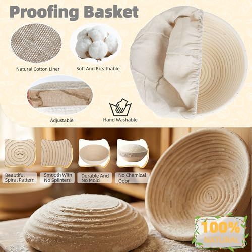LOCONHA Sourdough Starter Kit, Sourdough Bread Baking Supplies Making Tools