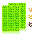 2 PCS Gummy Dinosaur Candy Molds Silicone, 152 Cavity Dinosaur Mini Silicone Mold for Chocolate, Fondant, Candy, Biscuits, Cookie, Jelly,Ice Cube and Dog Training Commands Concept - style: Mini Dinosaur