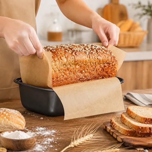 100 Pcs Loaf Pan Liners, Non-Stick Bread Pan Liners - color: 100 Pcs Loaf Pan Liners