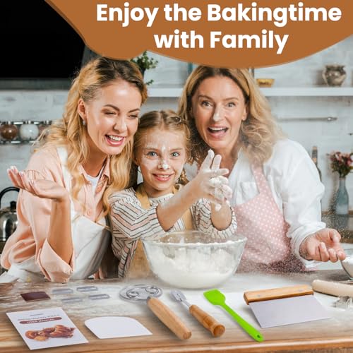 Danish Dough Whisk with Sourdough Tools, for Sourdough Bread Baking