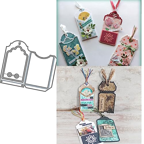 Mvchifay Cutting Dies Metal Stencils Scrapbooking Tool DIY Craft Carbon Steel Embossing Template for Paper Card Making (Hanging Tag-15.5x13.4cm) - color: Hanging Tag-15.5x13.4cm