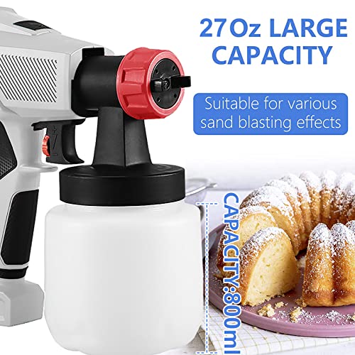 Chocolate Spray Gun Kit, 500W Airbrush Cake Decorating Gun with 3 Nozzles