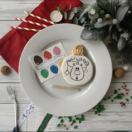 PYO Cookie Paint Brush Disposable Lip Brushes Mini Paint Brush Cookies Disposable Nail Polish Brush Paint Your Own Cookie Food Safe Paint Brushes Mini Paint Brushes Cookies (50, Rose Red) - color: Rose Red