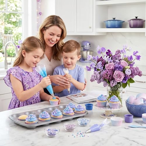 300PCS Gradient Cupcake Liners Blue Pink Ombre Paper Baking Cups Mermaid Themed Muffin Cupcake Wrappers for Bridal Shower Wedding Baby Shower Gender Reveal Birthday Party Cake Decor - style: 300 Counts