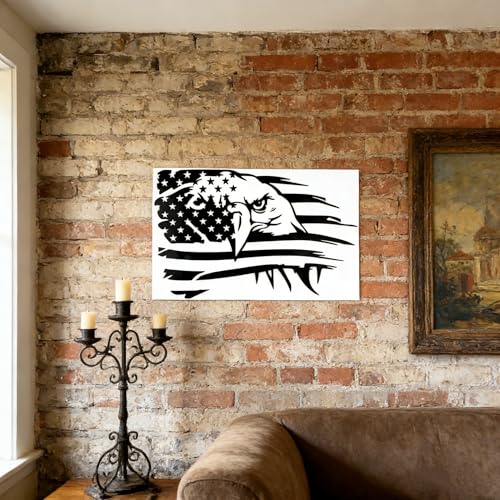 American Eagle Flag Wall Decoration Epoxy Resin Silicone Mold 7416
