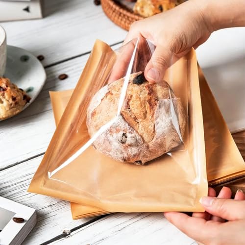 Cookie Sleeves Paper 8.2 x 9.5 Inch for Business Home, 100Pack - size: 8.2x9.5 Inch
