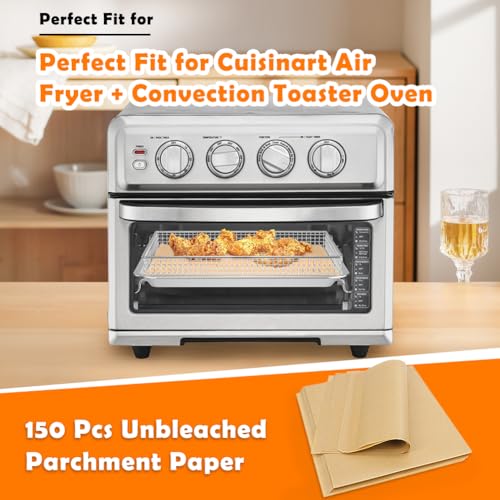 YQL 9x11 Inch 150PCS Air Fryer Disposable Liners, Unbleached Parchmen Paper - size: 9x11 Inch
