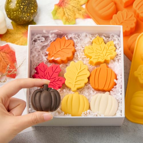 JOERSH Pumpkin Silicone Molds, 2Pcs