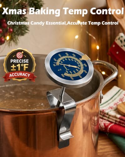 Waterproof Instant Read Candy Thermometer Blue - color: IPX8 Blue